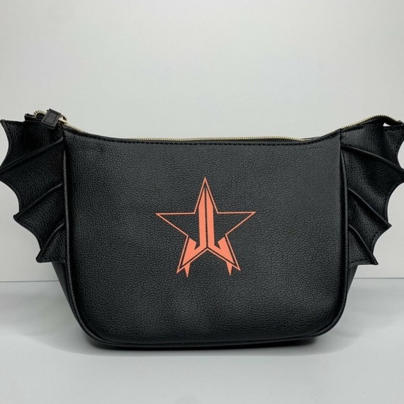 New Jeffree Star Bat Wing Makeup Black Bag Limited Edition. - Picture 1 of 7